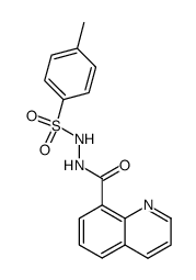 N-(quinoline-8-carbonyl)-N'-(toluene-4-sulfonyl)-hydrazine Structure