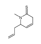 2(1H)-Pyridinethione,3,6-dihydro-1-methyl-6-(2-propen-1-yl)- Structure