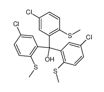 tris-(5-chloro-2-methylsulfanyl-phenyl)-methanol结构式