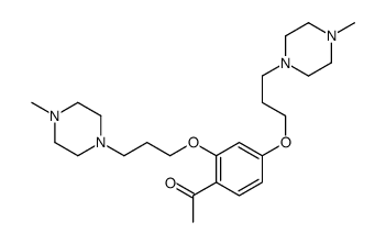 1-[2,4-bis[3-(4-methylpiperazin-1-yl)propoxy]phenyl]ethanone Structure