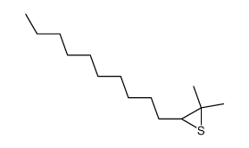 3-decyl-2,2-dimethylthiirane Structure