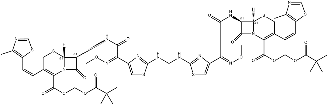 Cefditoren Impurity 3 Structure