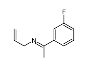 1-(3-fluorophenyl)-N-prop-2-enylethanimine Structure