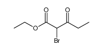 Pentanoic acid, 2-bromo-3-oxo-, ethyl ester Structure