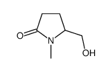 5-(羟甲基)-1-甲基吡咯烷-2-酮结构式