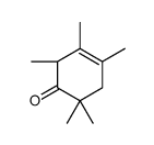 2,2,4,5,6-pentamethylbicyclo[2.2.2]oct-5-en-3-one结构式