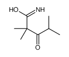 Valeramide,2,2,4-trimethyl-3-oxo- (7CI) structure