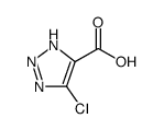 5-Chloro-2H-1,2,3-triazole-4-carboxylic acid结构式