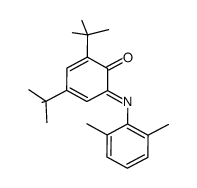 4,6-di-tert-butyl-N-(2,6-dimethylphenyl)-o-iminobenzoquinone Structure