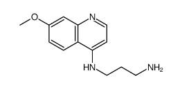 1,3-Propanediamine, N1-(7-methoxy-4-quinolinyl)- Structure