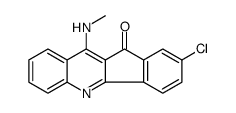 2-chloro-10-(methylamino)indeno[1,2-b]quinolin-11-one结构式