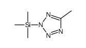 trimethyl-(5-methyltetrazol-2-yl)silane结构式