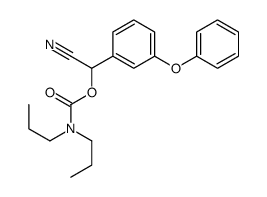 [cyano-(3-phenoxyphenyl)methyl] N,N-dipropylcarbamate Structure