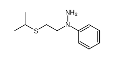 N-(2-isopropylsulfanyl-ethyl)-N-phenyl-hydrazine结构式