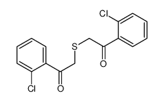 1-(2-chlorophenyl)-2-[2-(2-chlorophenyl)-2-oxoethyl]sulfanylethanone Structure