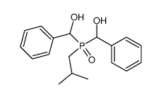 Bis-<1-hydroxy-benzyl>-isobutyl-phosphinoxid Structure