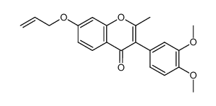 7-Allyloxy-3',4'-dimethoxy-2-methyl-isoflavon Structure