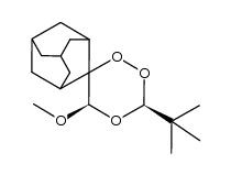 (3'S,5'R)-3'-(tert-butyl)-5'-methoxyspiro[adamantane-2,6'-[1,2,4]trioxane] Structure