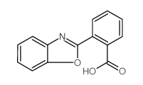 2-(1,3-苯并噁唑-2-基)苯甲酸结构式