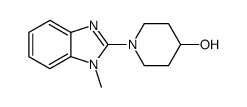 1-(1-methylbenzimidazol-2-yl)piperidin-4-ol结构式