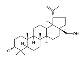 (1R,3aS,5aR,5bR,7aR,9S,11aR,11bR,13bR)-3a-(hydroxymethyl)-5a,5b,8,8,11a-pentamethyl-1-(prop-1-en-2-yl)icosahydro-1H-cyclopenta[a]chrysen-9-ol结构式