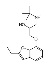 1-(tert-butylamino)-3-[(2-ethyl-1-benzofuran-7-yl)oxy]propan-2-ol Structure