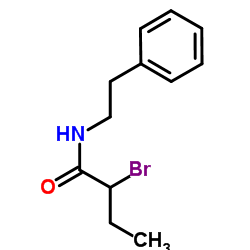 2-Bromo-N-(2-phenylethyl)butanamide Structure