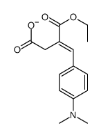 4-[4-(dimethylamino)phenyl]-3-ethoxycarbonylbut-3-enoate结构式