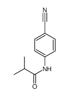 N-(4-氰基苯基)-2-甲基丙酰胺结构式