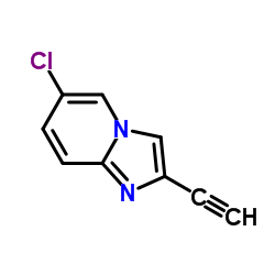 6-Chloro-2-ethynylimidazo[1,2-a]pyridine Structure