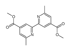 6,6'-二甲基-2,2'-联吡啶-4,4'-二甲酸二甲酯结构式