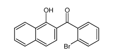 (2-bromophenyl)(1-hydroxynaphthalen-2-yl)methanone结构式