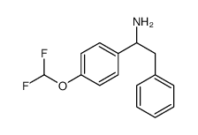 1-(4-(difluoromethoxy)phenyl)-2-phenylethanamine结构式