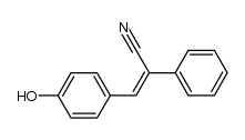 4-Hydroxy-α-phenylcinnamonitrile Structure