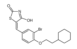 5-[[3-Bromo-4-(2-cyclohexylethoxy)phenyl]methylene]-2,4-thiazolidinedione picture