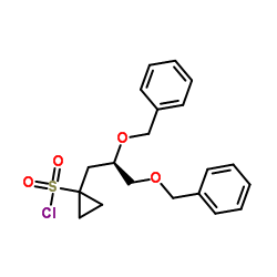 1-[(2R)-2,3-Bis(benzyloxy)propyl]cyclopropanesulfonyl chloride picture