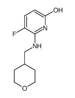 5-fluoro-6-(((tetrahydro-2H-pyran-4-yl)methyl)amino)pyridin-2-ol结构式