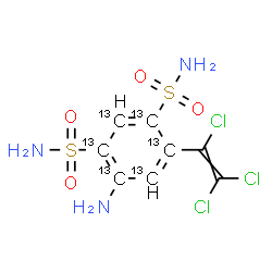 Clorsulon-13C6 Structure