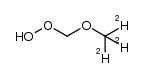 (hydroperoxymethoxy)methane-d3 Structure
