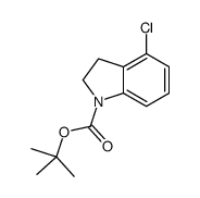 tert-butyl 4-chloro-2,3-dihydroindole-1-carboxylate Structure