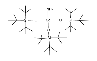 aminotris((tri-tert-butylsilyl)oxy)scandium结构式