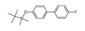 1-(t-Butyldimethylsilyloxy)-4-(4'- fluorophenyl)benzene Structure