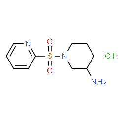 1-(Pyridine-2-sulfonyl)-piperidin-3-ylamine hydrochloride结构式