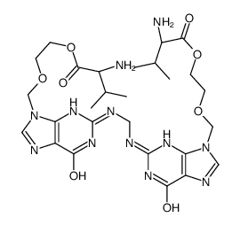 伐昔洛韦杂质(〜90％)结构式