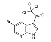 1-(5-Bromo-1H-Pyrrolo[2,3-B]Pyridin-3-Yl)-2,2,2-Trichloroethanone Structure