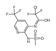 2-chloro-2,2-difluoro-N-[2-(methanesulfonamido)-5-(trifluoromethyl)pyridin-3-yl]acetamide Structure