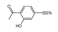 Benzonitrile, 4-acetyl-3-hydroxy- (8CI,9CI) Structure