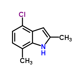 4-Chloro-2,7-dimethyl-1H-indole Structure