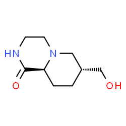 2H-Pyrido[1,2-a]pyrazin-1(6H)-one,hexahydro-7-(hydroxymethyl)-,cis-(9CI) Structure