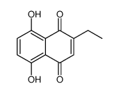 2-Ethyl-5,8-dihydroxy-1,4-naphthoquinone structure